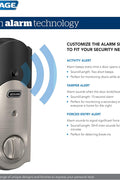 SCHLAGE BE469ZP CAM 619 Connect Smart Deadbolt with alarm with Camelot Trim in Satin Nickel, Z - Wave Plus enabled - with Satin Nickel | Sold by Uncle Wiener's Wholesale