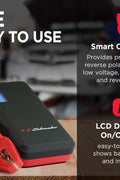 Schumacher SL1327 800 Amp 12V Rechargeable Lithium Jump Starter Starts 8.0L - Gas - 6.0L - Diesel vehicles USB Power for Charging Phones/Tablets Auto Pre - Boost for Ultimate Cold Temp Starting - with | Sold by Uncle Wiener's Wholesale