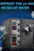 SentrySafe Fire and Water Safe, Extra Large Digital Safe, 1.23 Cubic Feet, SFW123GDC - with Exterior: 17.8"H x 16.3"W x 19.3" L Interior:13.8?H x 12.6?W x 11.9?L | Sold by Uncle Wiener's Wholesale