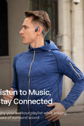 SHOKZ OpenMove - Open - Ear Bluetooth Sport Headphones, Bone Conduction Wireless Earphones, Sweatproof for Running and Workouts, with Sticker Pack(Blue) - with | Sold by Uncle Wiener's Wholesale