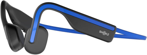 SHOKZ OpenMove - Open - Ear Bluetooth Sport Headphones, Bone Conduction Wireless Earphones, Sweatproof for Running and Workouts, with Sticker Pack(Blue) - with | Sold by Uncle Wiener's Wholesale