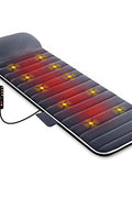 Snailax Full Body Massage Mat with Heating, Massage Pad with 10 Vibrating Motors and 4 Therapy Heating pad Full Body Massage Mattress for Relieving Back Lumbar Leg - with Dark Grey | Sold by Uncle Wiener's Wholesale