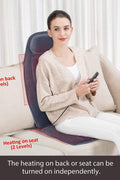 Snailax Massage Seat Cushion, Back Massage Chair Pad with Heat, Full Back and Thighs Massage with 10 Vibration Massage Motors, 2 Heat Levels, Christmas Gifts for men - with | Sold by Uncle Wiener's Wholesale