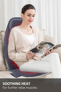 Snailax Massage Seat Cushion, Back Massage Chair Pad with Heat, Full Back and Thighs Massage with 10 Vibration Massage Motors, 2 Heat Levels, Christmas Gifts for men - with | Sold by Uncle Wiener's Wholesale
