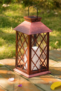 Solar Garden LED Flameless Candle Lantern – Outdoor Warm White Flickering Light - with | Sold by Uncle Wiener's Wholesale