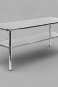 Stainless steel commercial prep table with undershelf

NSF-certified food prep workstation

Adjustable kitchen prep table for restaurants