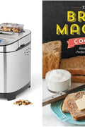 Starfrit 024707 Electric Bread Maker, silver, medium (024707 - 001 - 0000) & The No - Fuss Bread Machine Cookbook: Hands - Off Recipes for Perfect Homemade Bread,English - with | Sold by Uncle Wiener's Wholesale