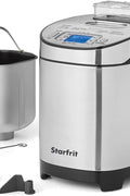 Starfrit 024707 Electric Bread Maker, silver, medium (024707 - 001 - 0000) & The No - Fuss Bread Machine Cookbook: Hands - Off Recipes for Perfect Homemade Bread,English - with | Sold by Uncle Wiener's Wholesale