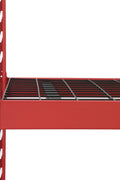 Steel Garage Storage Rack – 3, 4, 5 - Tier Heavy - Duty Industrial Shelving Units - Garage & Industrial Shelving Units with 4 Layer Red Racking 77" W x 24" D x 72" H | Sold by Uncle Wiener's Wholesale