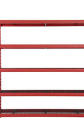 Steel Garage Storage Rack – 3, 4, 5 - Tier Heavy - Duty Industrial Shelving Units - Garage & Industrial Shelving Units with 5 Layer Red Racking 90" W x 24" D x 90" H | Sold by Uncle Wiener's Wholesale