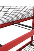 Steel Garage Storage Rack – 3, 4, 5 - Tier Heavy - Duty Industrial Shelving Units - Garage & Industrial Shelving Units with 3 Layer Red Racking 72" W x 24" D x 72" H | Sold by Uncle Wiener's Wholesale