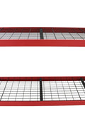 Steel Garage Storage Rack – 3, 4, 5 - Tier Heavy - Duty Industrial Shelving Units - Garage & Industrial Shelving Units with 3 Layer Red Racking 72" W x 24" D x 72" H | Sold by Uncle Wiener's Wholesale