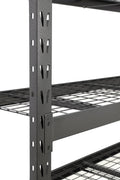 Steel Garage Storage Rack – 3, 4, 5 - Tier Heavy - Duty Industrial Shelving Units - Garage & Industrial Shelving Units with 4 Layer Gray Heavy Duty 77" W x 24" D x 78" H CR4195D | Sold by Uncle Wiener's Wholesale