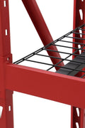 Steel Garage Storage Rack – 3, 4, 5 - Tier Heavy - Duty Industrial Shelving Units - Garage & Industrial Shelving Units with 3 Layer Red Racking 72" W x 24" D x 72" H | Sold by Uncle Wiener's Wholesale