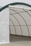 Storage Building Tarp Replacements – Heavy - Duty PE & PVC Cover Options - with 30' Wide Front & Rear Panel Door & Panel Replacement 15 OZ | Sold by Uncle Wiener's Wholesale