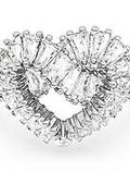 Swarovski 5647590 Matrix Cocktail Ring Mixed Cuts Heart Jewellery 58 - with white | Sold by Uncle Wiener's Wholesale