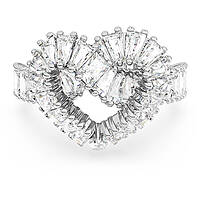 Swarovski 5647590 Matrix Cocktail Ring Mixed Cuts Heart Jewellery 58 - with white | Sold by Uncle Wiener's Wholesale