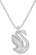 Swarovski Iconic Swan Crystal Necklace, Earrings, Bracelet Jewelry Collection, Clear Crystals on a Rhodium Tone Finish - with | Sold by Uncle Wiener's Wholesale