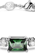 Swarovski Matrix Tennis Bracelet, Pink and Clear Round - Cut Stones in a Rhodium Finished Setting - with | Sold by Uncle Wiener's Wholesale