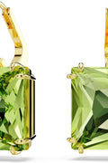 Swarovski Millenia Drop Earrings, Square Cut, Green Crystal, Gold - tone Finish - with | Sold by Uncle Wiener's Wholesale