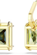 Swarovski Millenia Drop Earrings, Square Cut, Green Crystal, Gold - tone Finish - with | Sold by Uncle Wiener's Wholesale