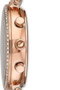 Swarovski Passage Chrono Crystal Watch Collection, Leather Strap - with | Sold by Uncle Wiener's Wholesale