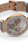 Swarovski Passage Chrono Crystal Watch Collection, Leather Strap - with | Sold by Uncle Wiener's Wholesale