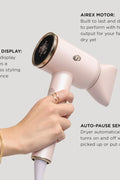 T3 Aire IQ – Smart Hair Dryer with Precision Concentrator - OPEN BOX - with | Sold by Uncle Wiener's Wholesale