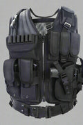 Tactical CS Field Vest – Front view with pouches

MOLLE Combat Vest – Side view with holster

Adjustable Tactical Vest – Laid flat

Camouflage Vest for Outdoor Use – Field-ready look

VT1063 Tactical Vest – Black and Camo color variants