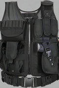 Tactical CS Field Vest – Front view with pouches

MOLLE Combat Vest – Side view with holster

Adjustable Tactical Vest – Laid flat

Camouflage Vest for Outdoor Use – Field-ready look

VT1063 Tactical Vest – Black and Camo color variants
