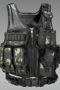 Tactical CS Field Vest – Front view with pouches

MOLLE Combat Vest – Side view with holster

Adjustable Tactical Vest – Laid flat

Camouflage Vest for Outdoor Use – Field-ready look

VT1063 Tactical Vest – Black and Camo color variants