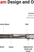 TEKTON 1/2 Inch Drive Split Beam Torque Wrench (40 - 250 ft. - lb.) | TRQ62203AMZ - with 1/2 Inch Drive (40 - 250 ft. - lb.) | Sold by Uncle Wiener's Wholesale