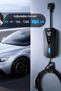 Tera Electric Vehicle Charger Portable: Level 2 & 1 J1772 16A 8A 110V 240V ETL NEMA 14 - 50 Plug Indoor & Outdoor EV Charging Station with NEMA 5 - 15 Adapter Cord 23FT Cable P02 - with | Sold by Uncle Wiener's Wholesale