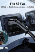 Tera Electric Vehicle Charger Portable: Level 2 & 1 J1772 16A 8A 110V 240V ETL NEMA 14 - 50 Plug Indoor & Outdoor EV Charging Station with NEMA 5 - 15 Adapter Cord 23FT Cable P02 - with | Sold by Uncle Wiener's Wholesale
