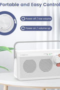 Tosima TV9000W Wireless Speaker for TV, Easy Control Portable TV Soundbox for Elderly (TV Need 3.5mm Jack or Audio Out Plug) - with White | Sold by Uncle Wiener's Wholesale
