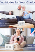 Tosima TV9000W Wireless Speaker for TV, Easy Control Portable TV Soundbox for Elderly (TV Need 3.5mm Jack or Audio Out Plug) - with White | Sold by Uncle Wiener's Wholesale