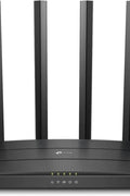 TP - Link AC1200 Gigabit WiFi Router (Archer A6) - Dual Band MU - MIMO Wireless Internet Router, 4 x Antennas, OneMesh and AP mode, Long Range Coverage - with | Sold by Uncle Wiener's Wholesale