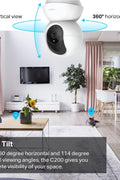 TP - Link Tapo Smart Pan/Tilt Indoor Security Camera, 360° Motion Tracking, 1080p Full HD WiFi Camera for Pet/Baby, Night Vision, 2 - Way Audio, 128 GB Local Storage, Works w/Alexa & Google (Tapo C200) - with | Sold by Uncle Wiener's Wholesale