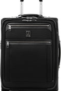 Travelpro Platinum Elite 22" Expandable Carry - On Rollaboard, Shadow Black, Carry - On 20 - Inch, Platinum Elite Softside Expandable Upright Luggage - with | Sold by Uncle Wiener's Wholesale