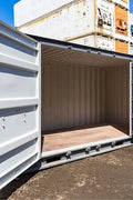 Used 40FT & 20FT Shipping Containers – HQ & GP Height Options Available - with 20 ft Sea Container Open Side | Sold by Uncle Wiener's Wholesale