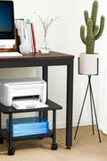 VASAGLE 2-tier printer stand with locking wheels front view
Industrial printer cart with wood and metal frame
Under-desk printer table with bottom storage shelf
Rolling printer stand with dual lock wheels
Compact office printer stand in workspace setup