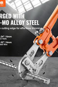 VEVOR Bolt Cutter, 18" Lock Cutter, Bi - Material Handle with Soft Rubber Grip, Heavy Duty Bolt Cutter, Chrome Molybdenum Alloy Steel Blade, for Rods, Bolts, Wires, Rivets, Cables, and Chains - with 18 - inch | Sold by Uncle Wiener's Wholesale