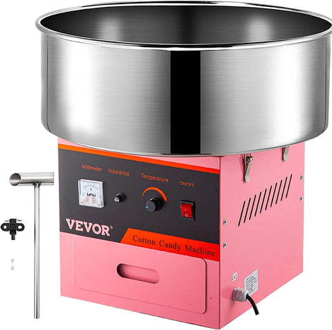 VEVOR Commercial Cotton Candy Machine Electric Floss Maker 1030W for Family and Various Party - with | Sold by Uncle Wiener's Wholesale