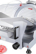 VEVOR Commercial Meat Slicer, 10 inch Electric Food Slicer, 240W Frozen Meat Deli Slicer, Semi - Auto Meat Slicer for Commercial and Home use - with | Sold by Uncle Wiener's Wholesale