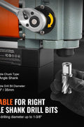 VEVOR Low Profile Magnetic Drill 1300 W, Magnetic Column Drill Max. 35 mm Drilling Diameter with Cooling Device and Overload Protection, for Construction - with | Sold by Uncle Wiener's Wholesale