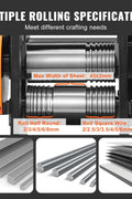 VEVOR Rolling Mill, 1.77"/45 mm Jewelry Rolling Mill Machine, 1: 2.4 Gear Ratio, 3 - in - 1 Multi - Function Rolling Mill, 0 - 6 mm Press Thickness for Metal Jewelry Making Sheet Square Wire Semicircle - with | Sold by Uncle Wiener's Wholesale