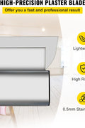 VEVOR Skimming Blade Set,10"+24"+32" Blades + 35" - 78" Extension Handle，European Stainless Steel Construction Knife, Aluminum Blade Profile Smoothing Knockdown Spatula for Gyprock/Drywall/Wall - Board - with Silver | Sold by Uncle Wiener's Wholesale