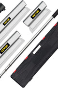 VEVOR Skimming Blade Set,10"+24"+32" Blades + 35" - 78" Extension Handle，European Stainless Steel Construction Knife, Aluminum Blade Profile Smoothing Knockdown Spatula for Gyprock/Drywall/Wall - Board - with Silver | Sold by Uncle Wiener's Wholesale