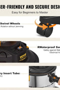 VEVOR Stainless Steel Wet Dry Vacuum Cleaner, 5.5 Gallon 6 Peak HP Wet/Dry Vacuum, Powerful Suction with Blower Function with Attachment 2 - in - 1 Crevice Nozzle, - with | Sold by Uncle Wiener's Wholesale