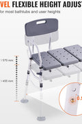 VEVOR adjustable transfer bench with armrest for bathtub
Lightweight shower seat with suction feet and backrest
Non-slip bath chair for elderly or disabled use
Height-adjustable bathtub transfer bench for seniors
Tool-free assembly shower bench with wide seat